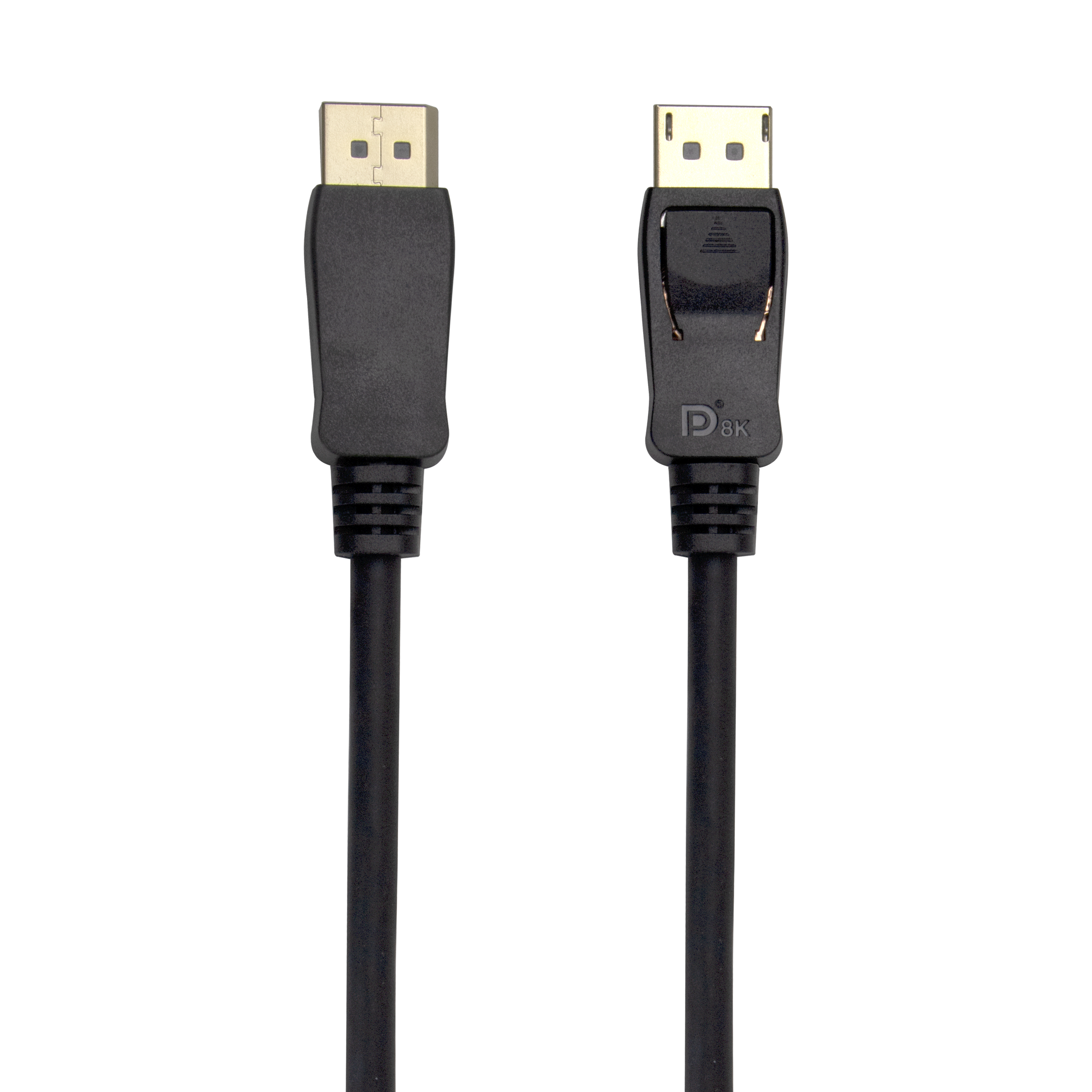 Deltaco DisplayPort, 8K, DP1.4 Flex-kabel, 3 m, svart - 2