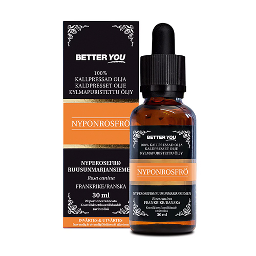 Nyponrosfröolja kallpressad Rosehip Oil Better you 30 ml