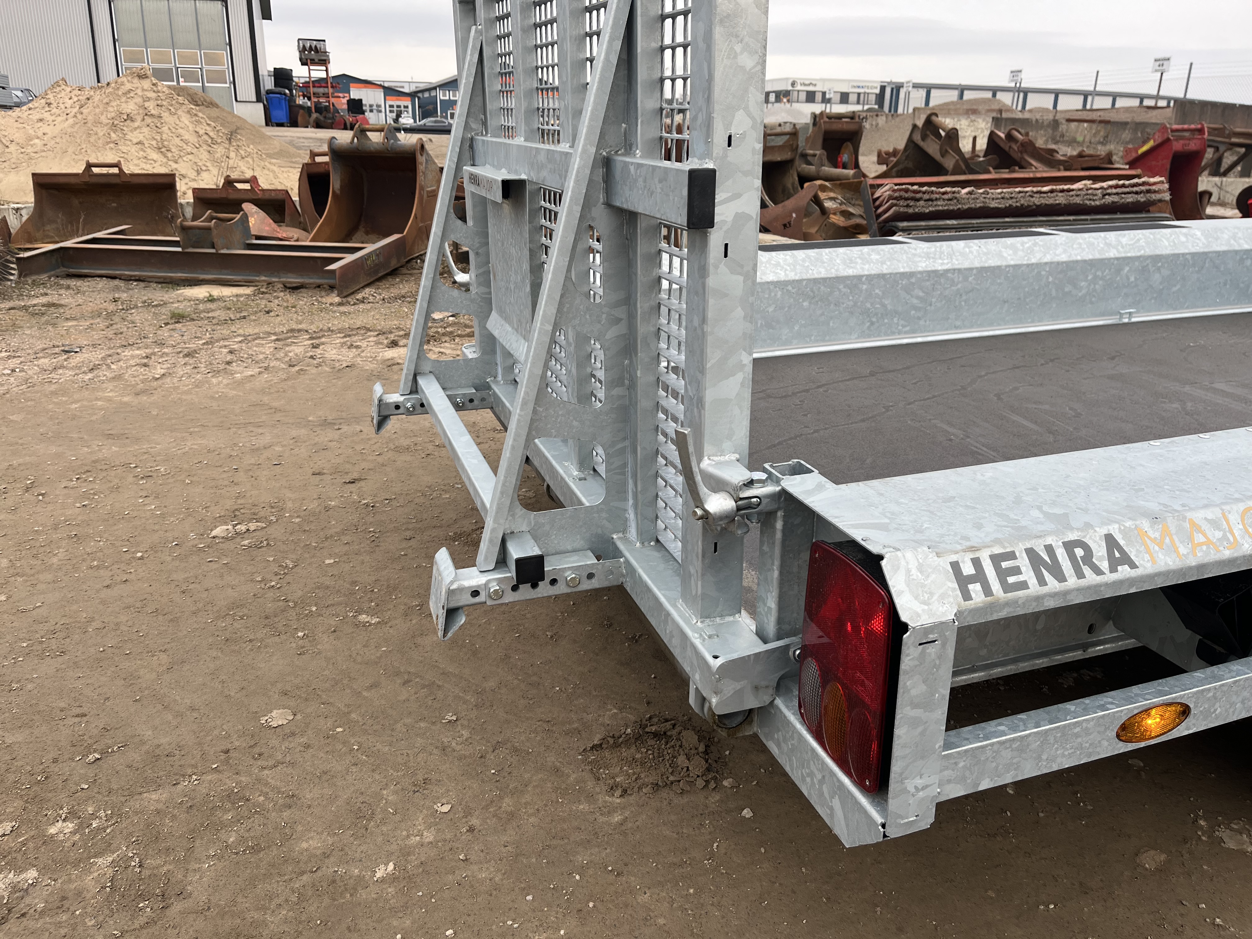 Maskintrailer Henra 300x150cm flak 3000kg totalvikt  LAGERRENSNING  - 9