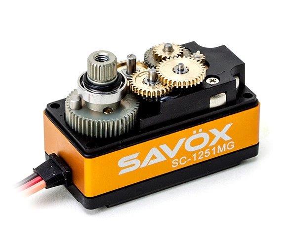 SAVÖX SC-1251MG Plus Servo 9Kg 0,09s Alu Coreless Metal Gear Low - 2