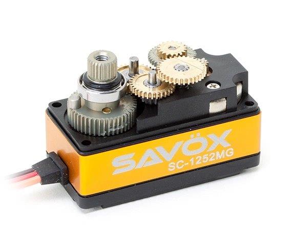 SAVÖX SC-1252MG Plus Servo 7Kg 0,07s Alu Coreless Metal Gear Low - 2