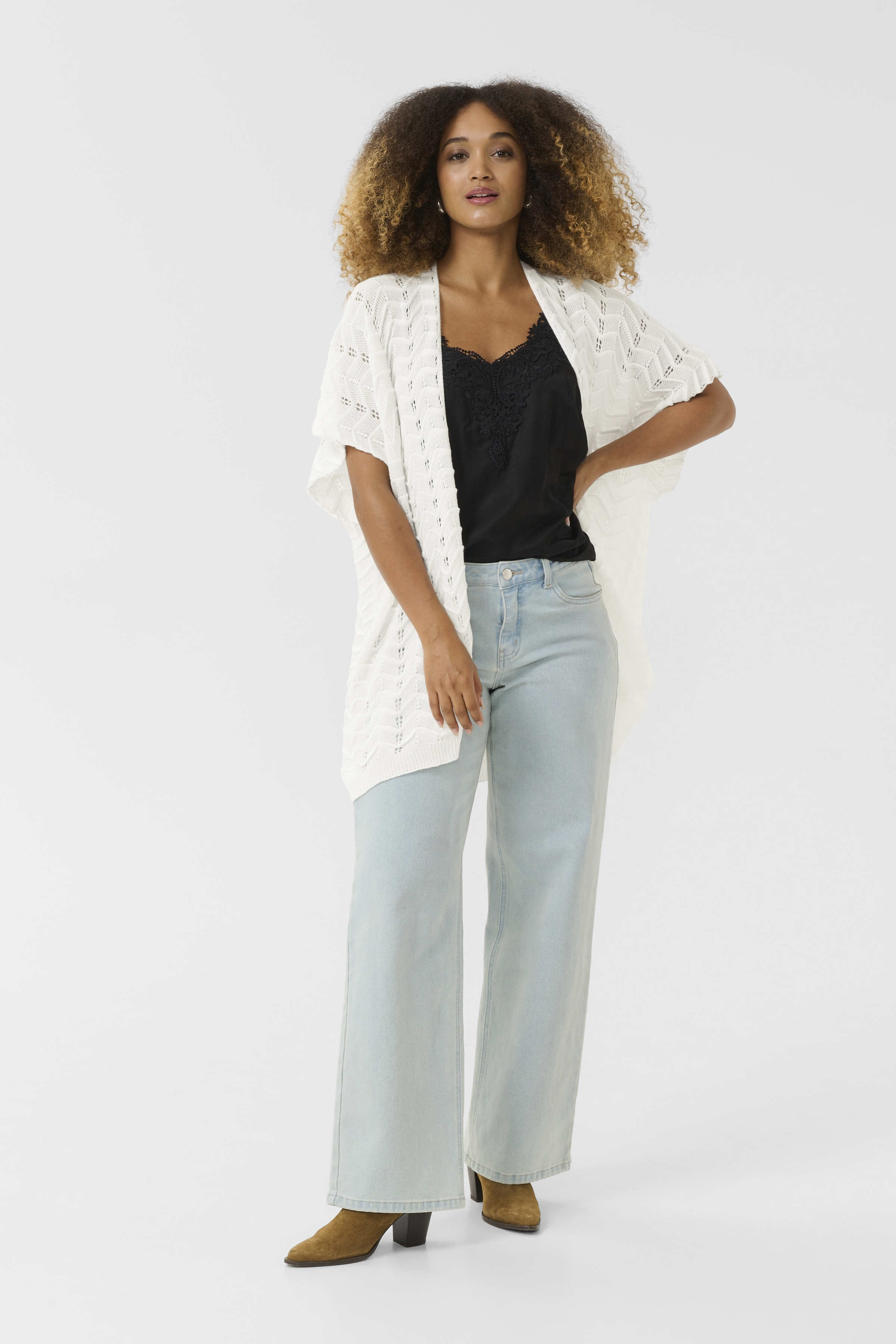 CRDamo Knit Cardigan  Marshmallow - 5