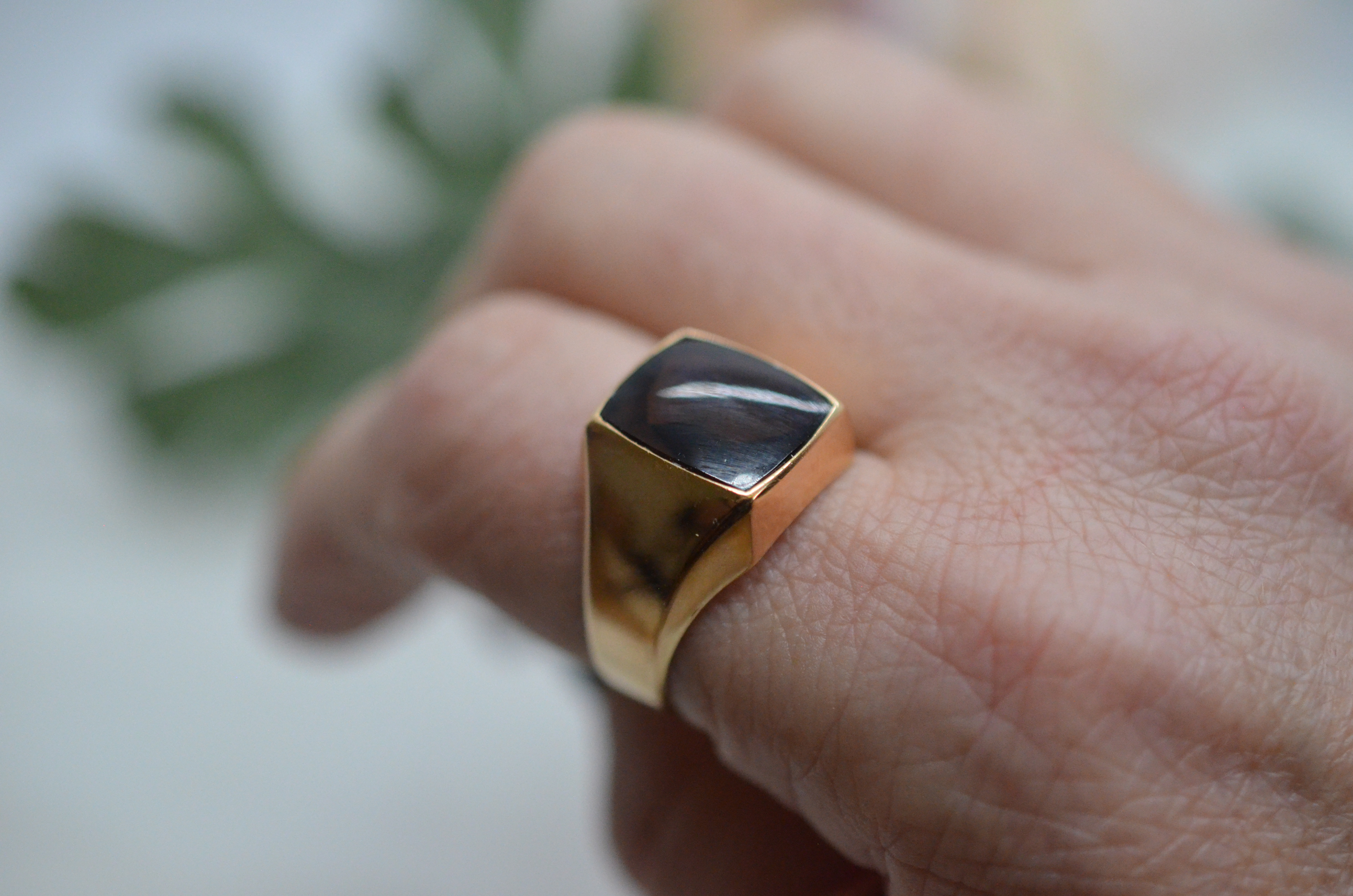 Vintage 18k ring made in 1966 - 5