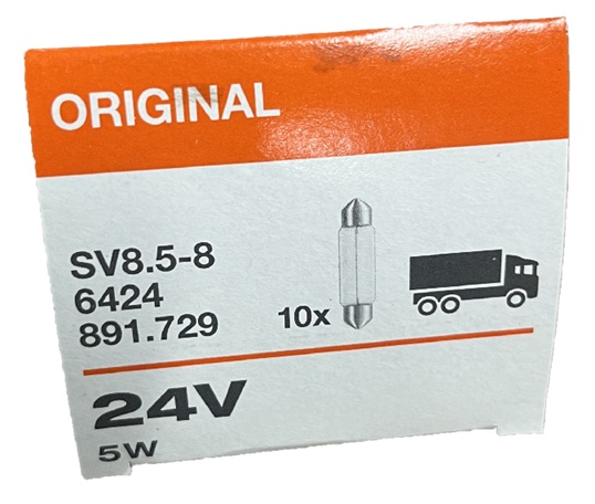 Light bulb 24V 5W - 2
