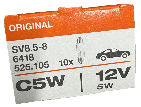 Light bulb 12V 5W - 2