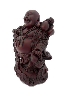 Röd Penga Buddha 