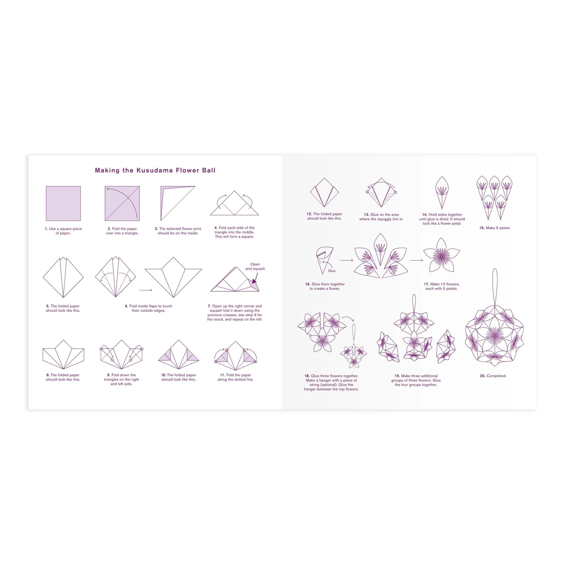 Liberty Classic Floral Origami Flower Kit - 6