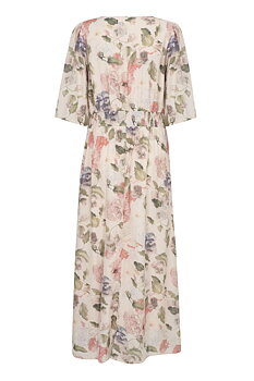 HAILEY LONG DRESS - CREAM