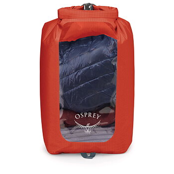 Osprey UL kuivapussi 20 L, jossa on ikkuna