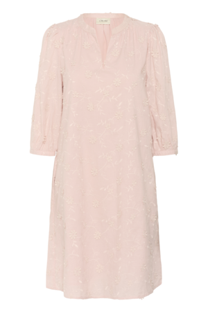 OLIVIA DRESS - SEPIA ROSE - CREAM
