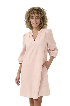 OLIVIA DRESS - SEPIA ROSE - CREAM
