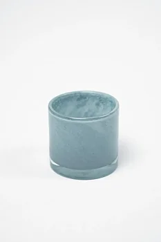 Nilla Ljuslykta ljusblå 10 cm