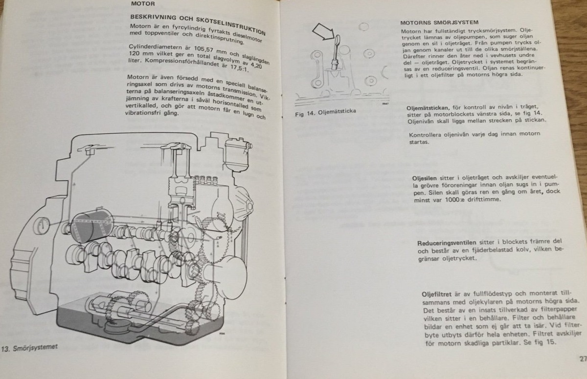 1970-1971 Volvo BM LM 621/641 Instruktionsbok 12.70 - 4