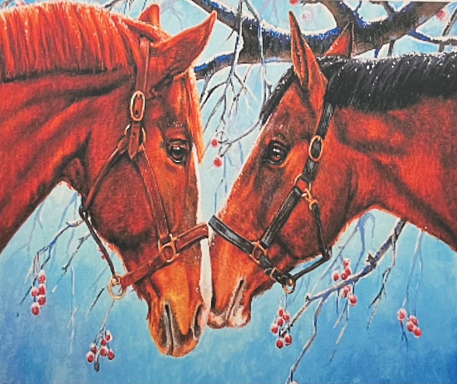 Horses in Love, Diamond Picture Diamond Painting
