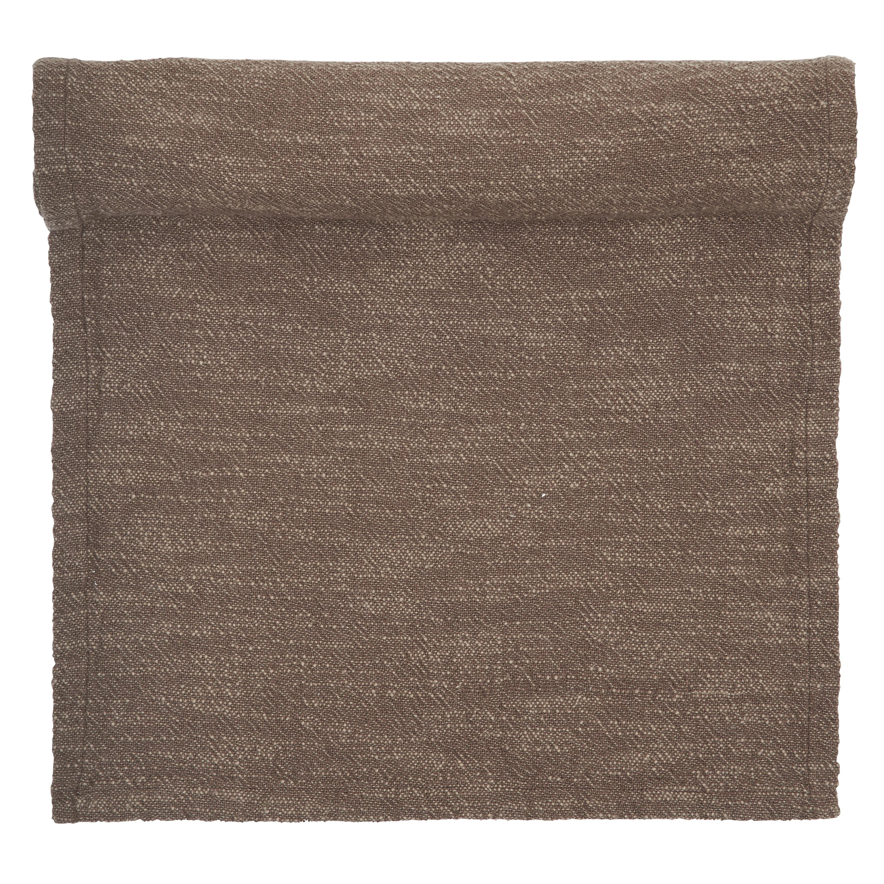 Trolldalen Löpare Vit, Beige & Brun