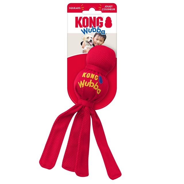 Kong Wubba röd Small 