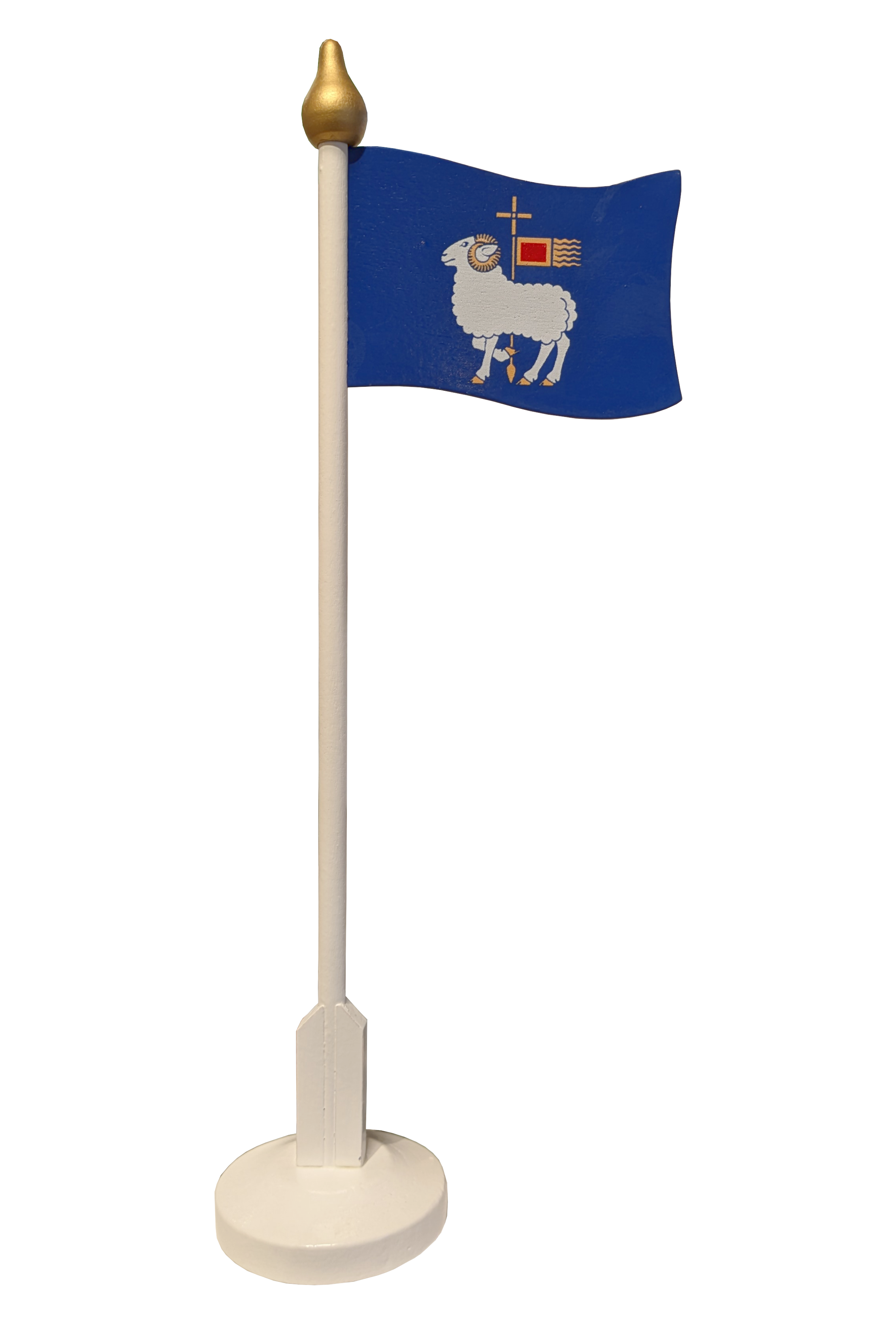 Bordsflagga Gotland Trä 33cm 12st/fp