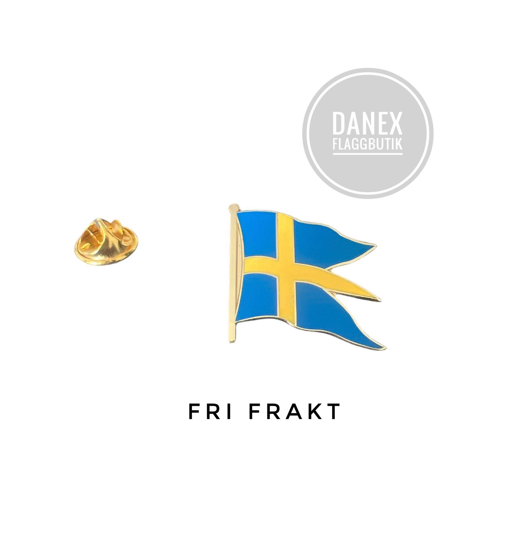Örlogsflagga - Pins - Sverige 