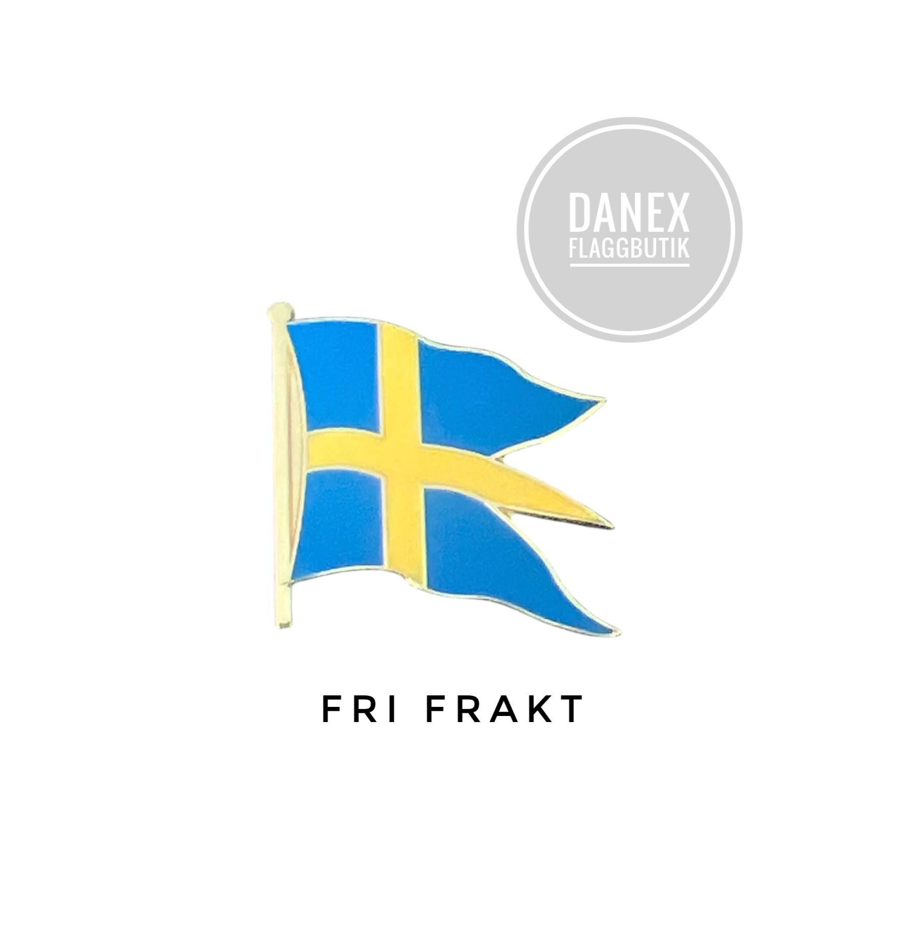 Örlogsflagga - Pins - Sverige  - 2