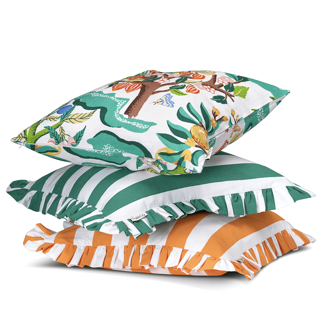 Kuddfodral Botanical Cherry Vit 50x50cm - 3