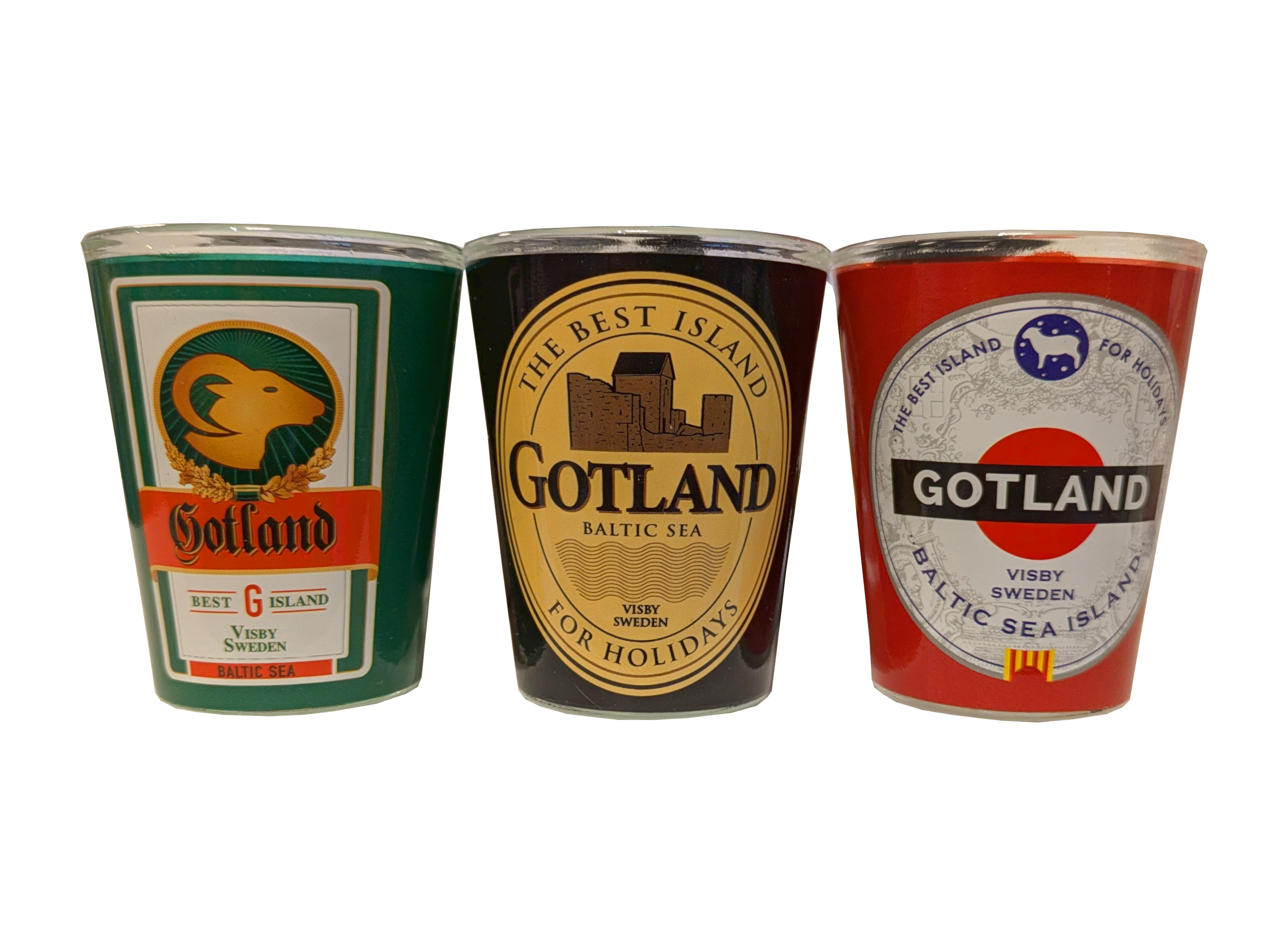 Shotglas 4-pack Gotland 12st/fp - 2