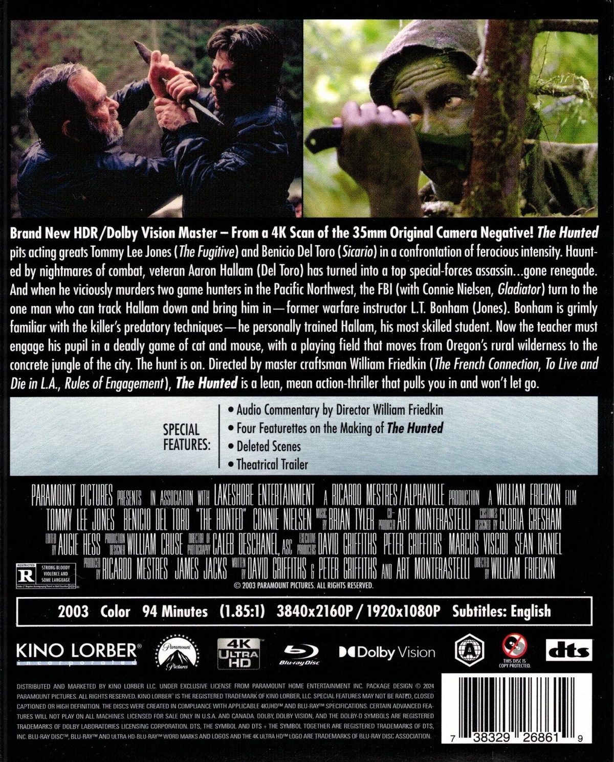 Hunted (ej svensk text) (4K Ultra HD + Blu-ray) - 2