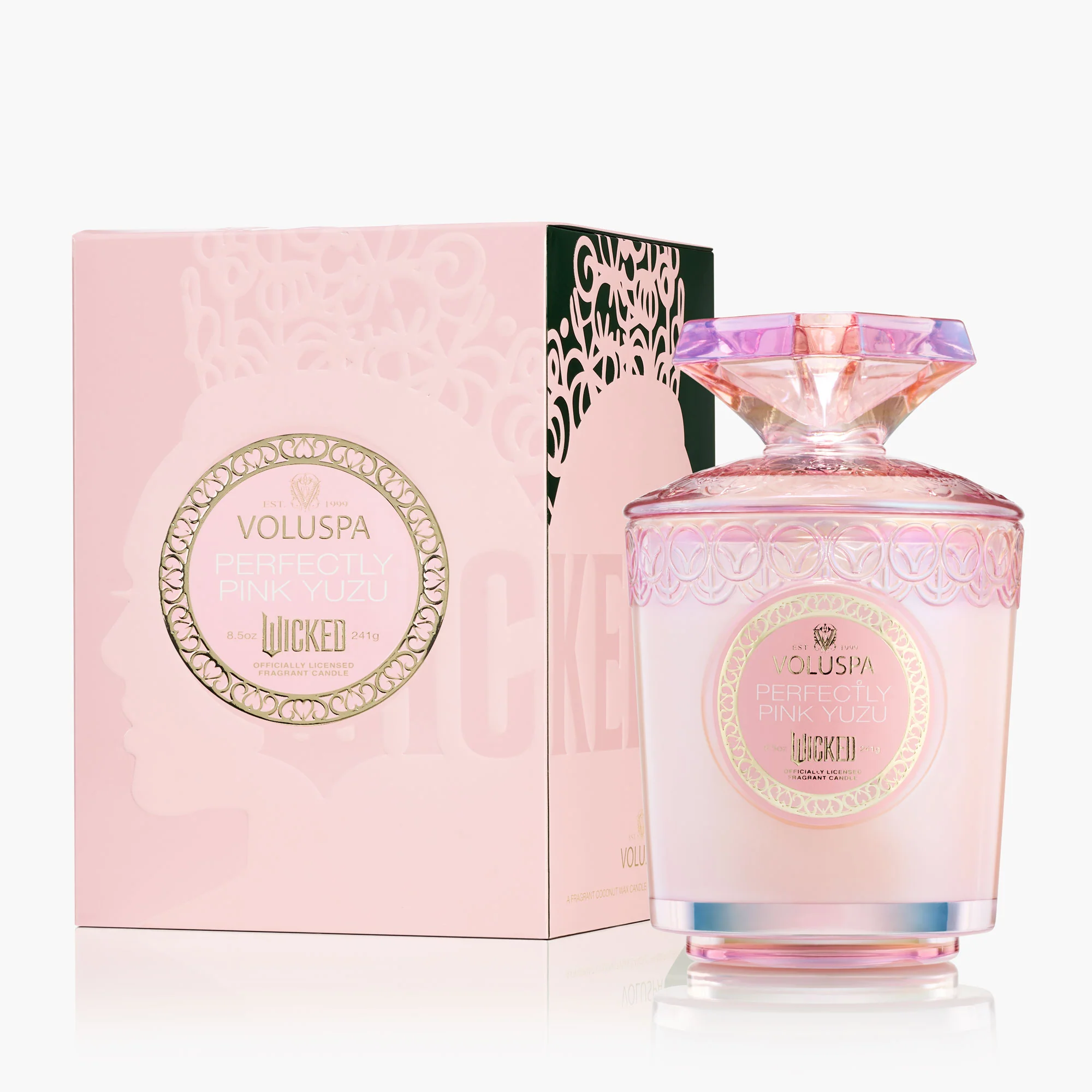 Voluspa Wicked Perfectly Pink Yuzu Boxed Candle