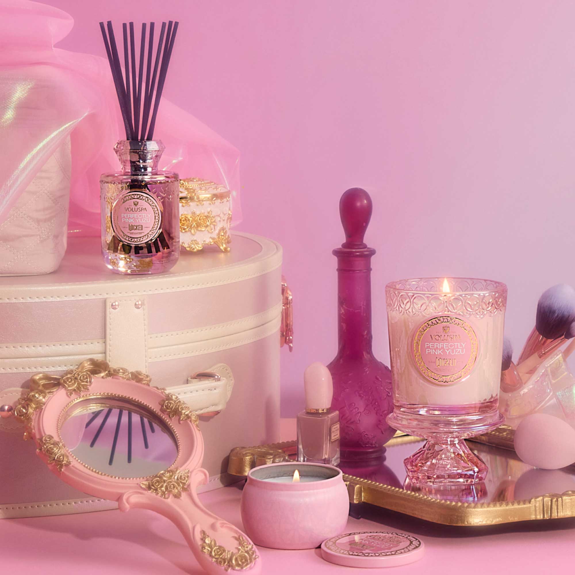 Voluspa Wicked Perfectly Pink Yuzu Boxed Candle - 4