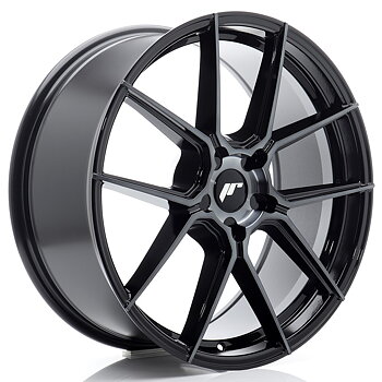 20" JR Wheels JR30 - Black Machined Tinted Face