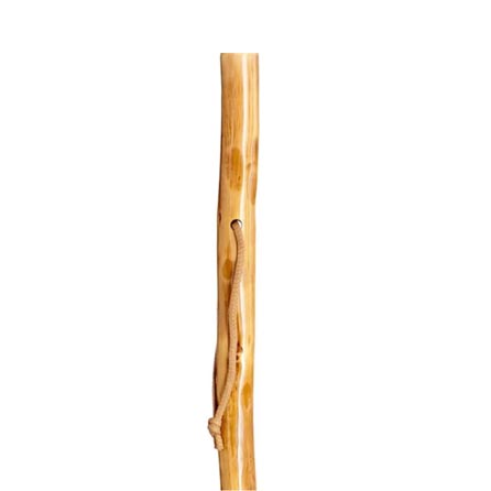 Vandringskäpp med kompass  till barn – obehandlad  kastanjeträ - 100 cm  - 3