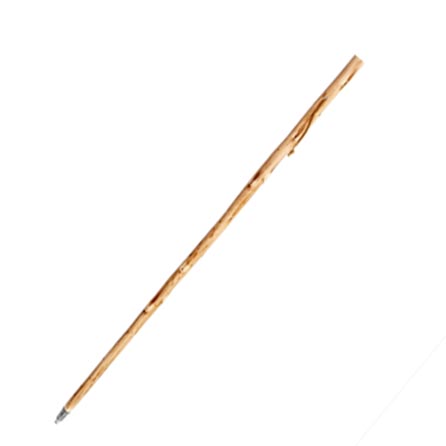 Vandringskäpp med kompass  till barn – obehandlad  kastanjeträ - 80 cm 