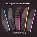 Halvmånekammen för katt och hund