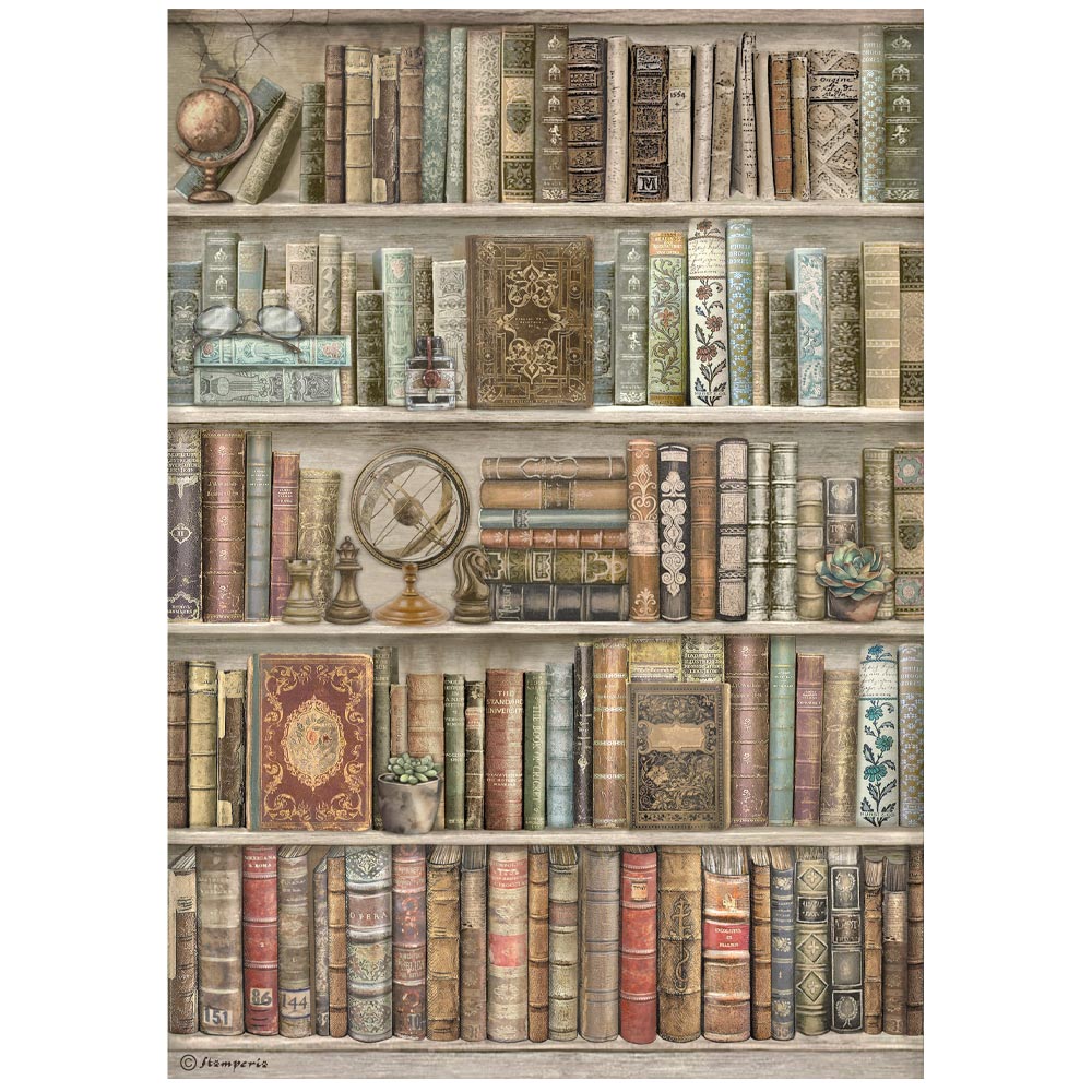 A4 Rice paper packed - Bookshelf