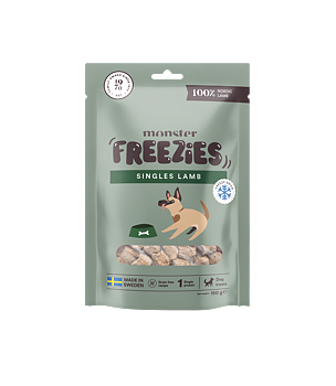 Monster Frystorkat Hundgodis Lamm 150g