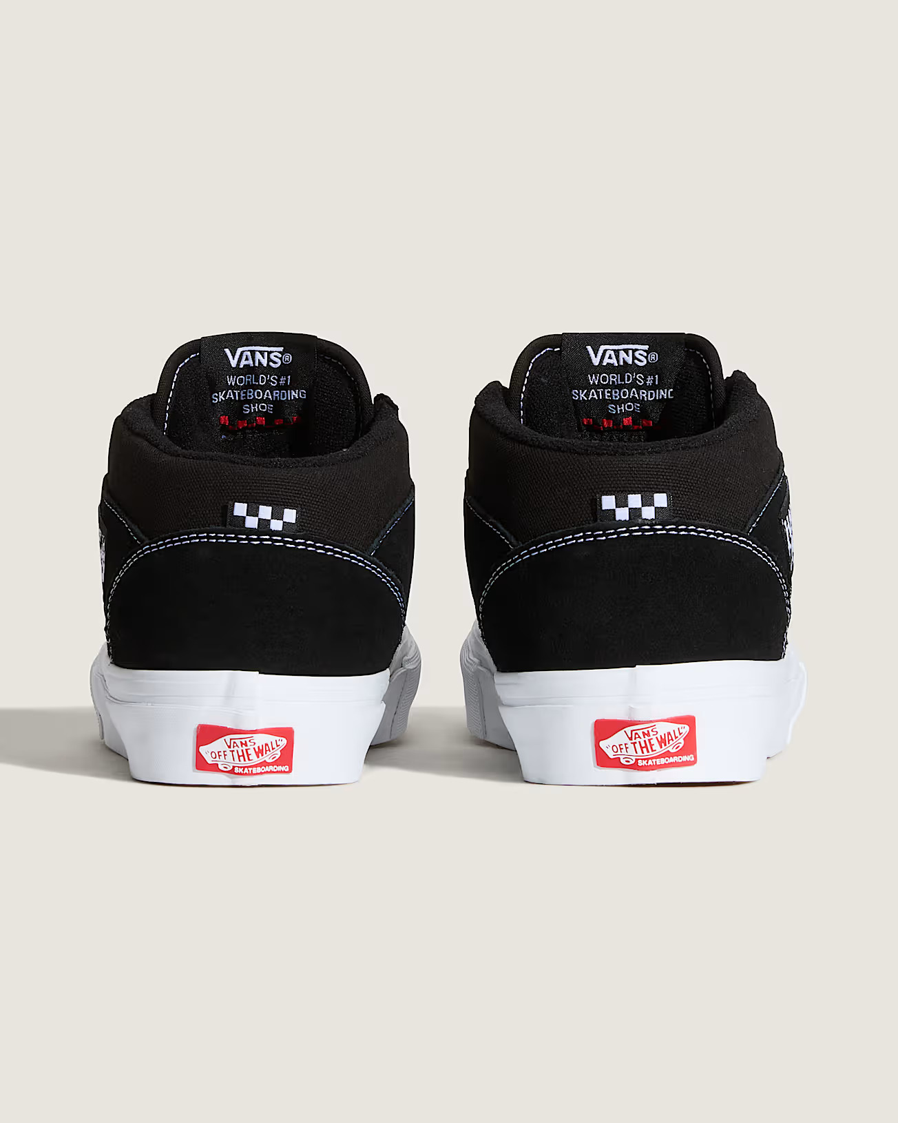 Vans Skate Half Cab Black/White Skatesko - 4