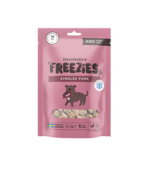 Monster Frystorkat Hundgodis Gris 150g