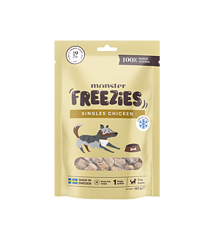 Monster Frystorkat Hundgodis Kyckling  150g