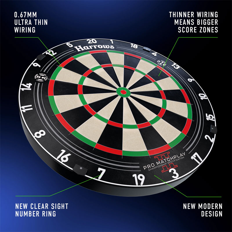 Harrows Pro Matchplay 2 Dartboard - 4