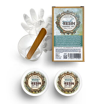 **Quick Resin 1:1 bicomponent white (2x150ml) 