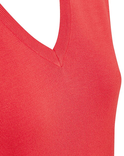 Jumper Katie kort ärm korallröd - 3
