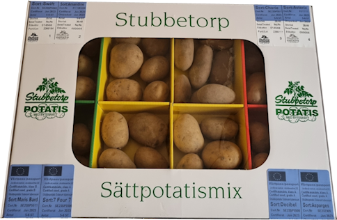 Sättpotatis - Mixlåda - 8 sorter