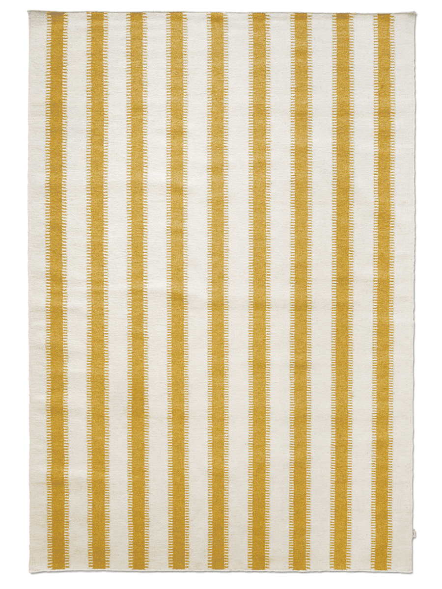 Stripe Gul/Vit 250x350cm