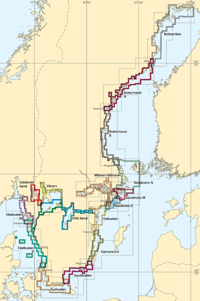 Båtsportkort Ostkusten 2025 - 2