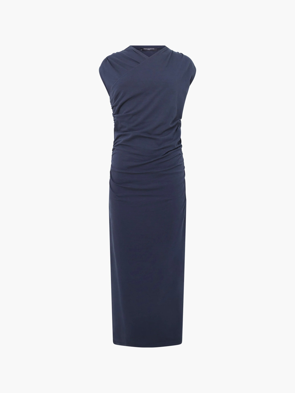 Rallie Cross Over Neck Midi Dress - French Connection - 5