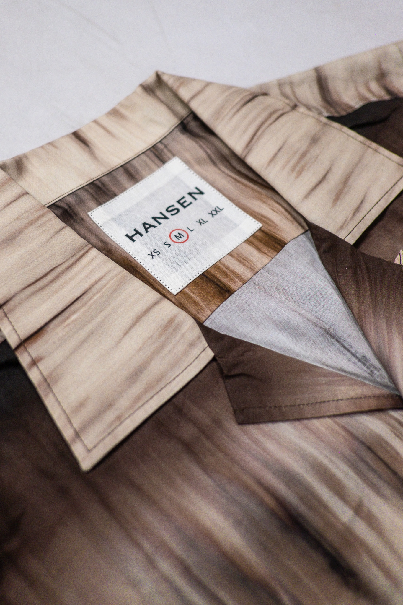 Hansen Garments - Caleb S/S Cabana Shirt Tiramisu - 3