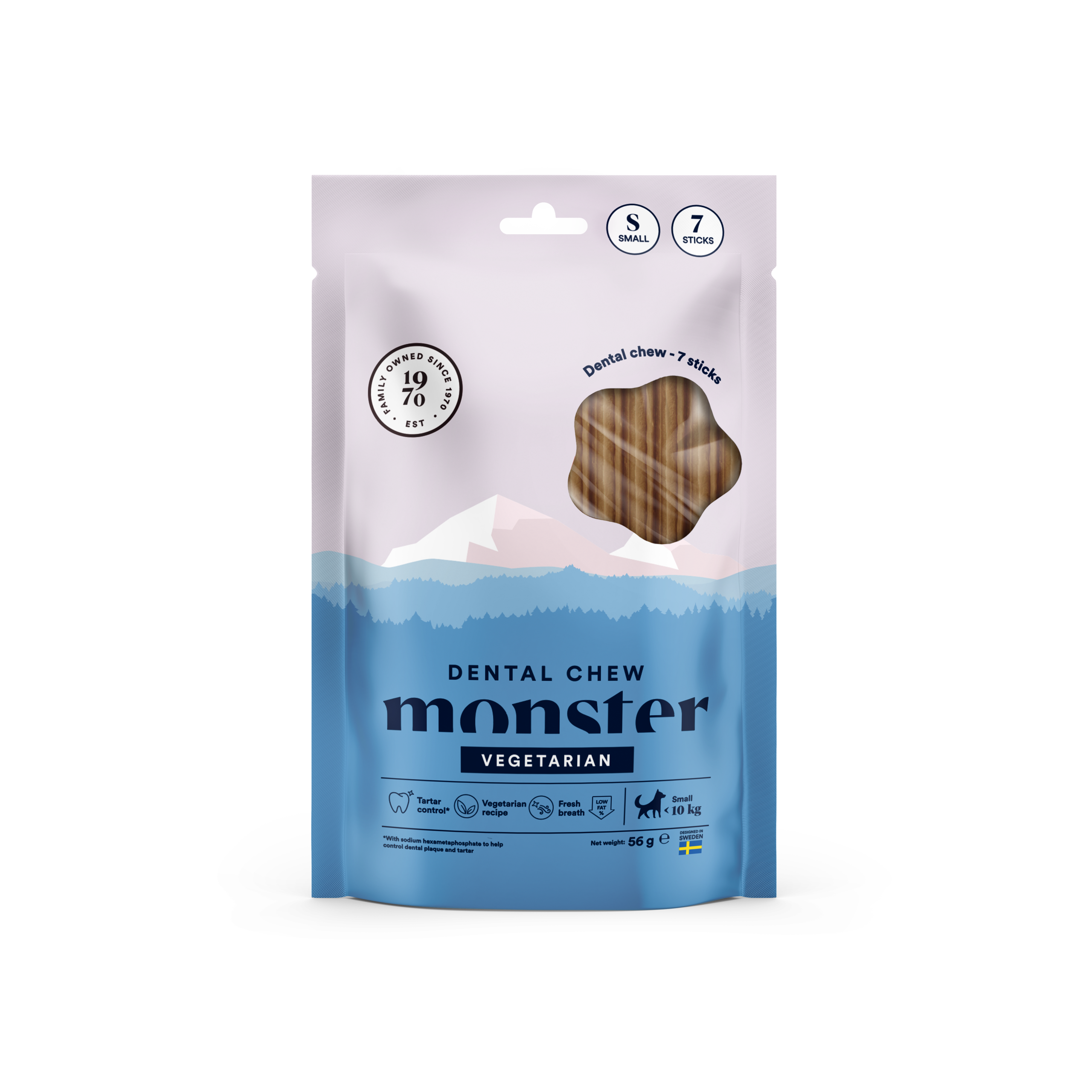 Monster Dental Chew Vegetarian 7-pack