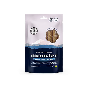 Monster Dental Chew  Grain Free Chicken 7-pack
