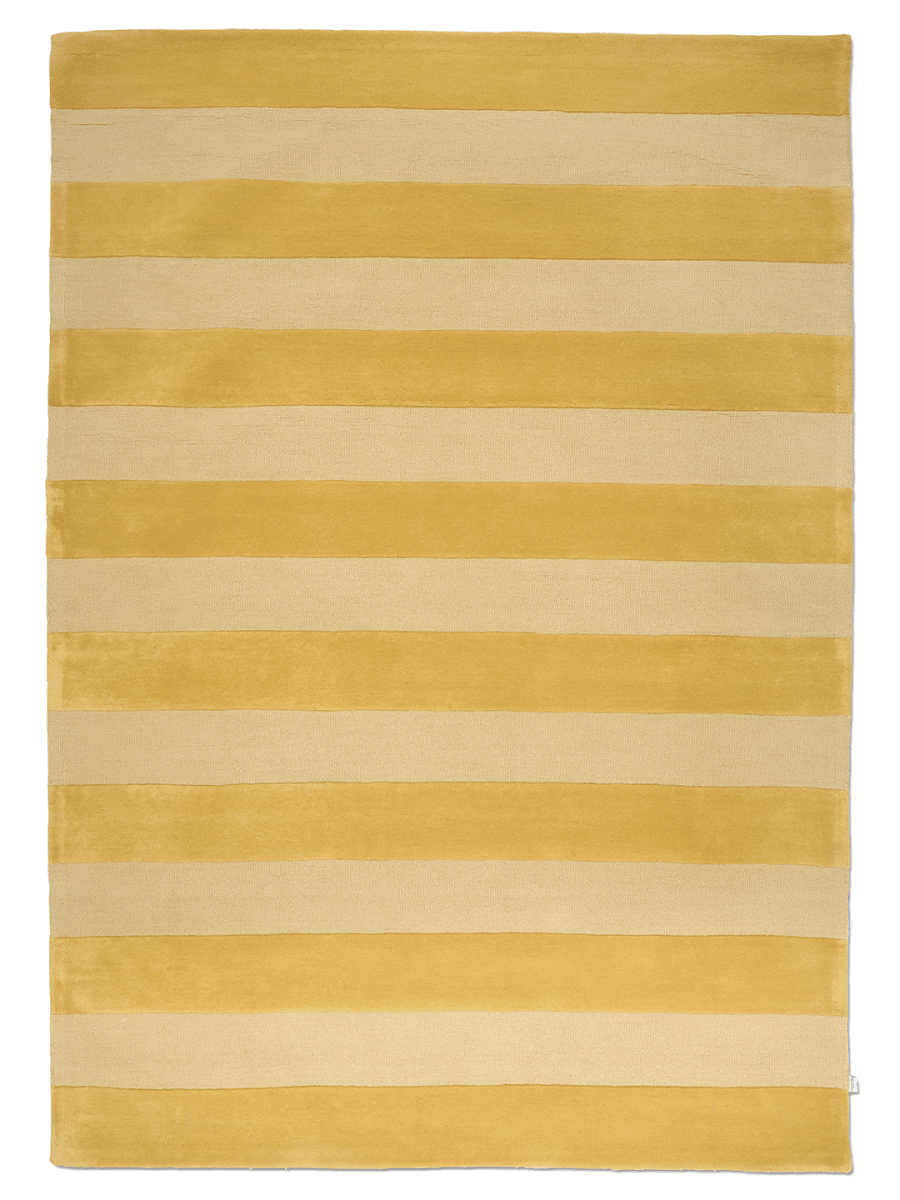 Stripe Boucle Gul 170x230cm