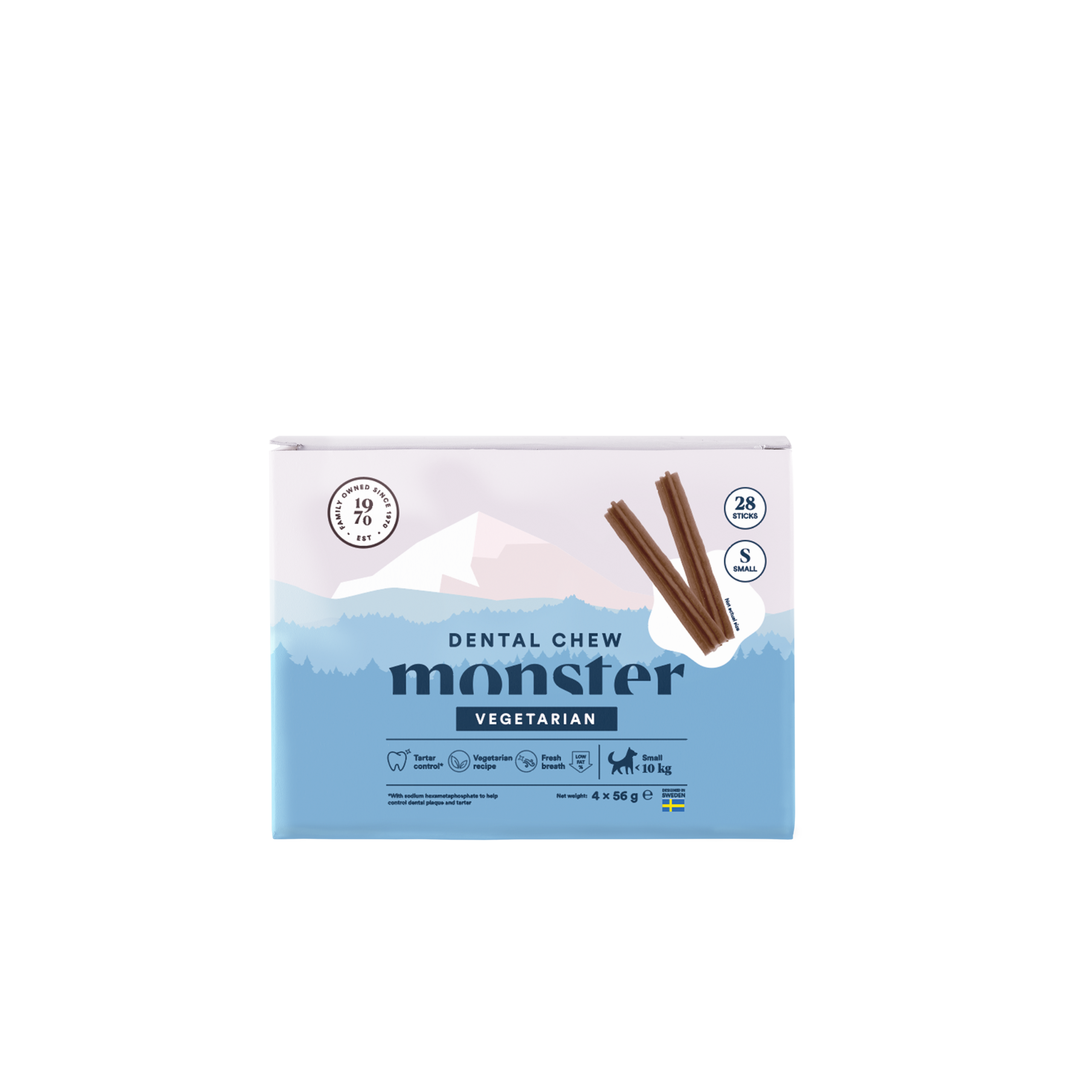 Monster Dental Chew  Vegetarian Month Pack