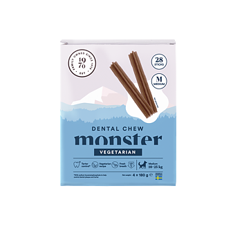 Monster Dental Chew  Vegetarian Month Pack